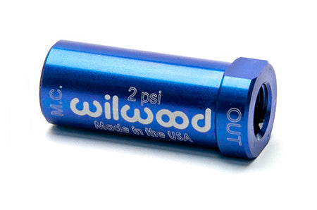 Wilwood Brake Residual Pressure Valve