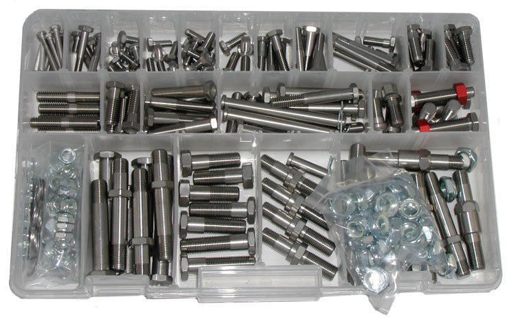 Bulk Fastener Box Kits - Titanium Chassis Bolt Kit With 9/16 Heads