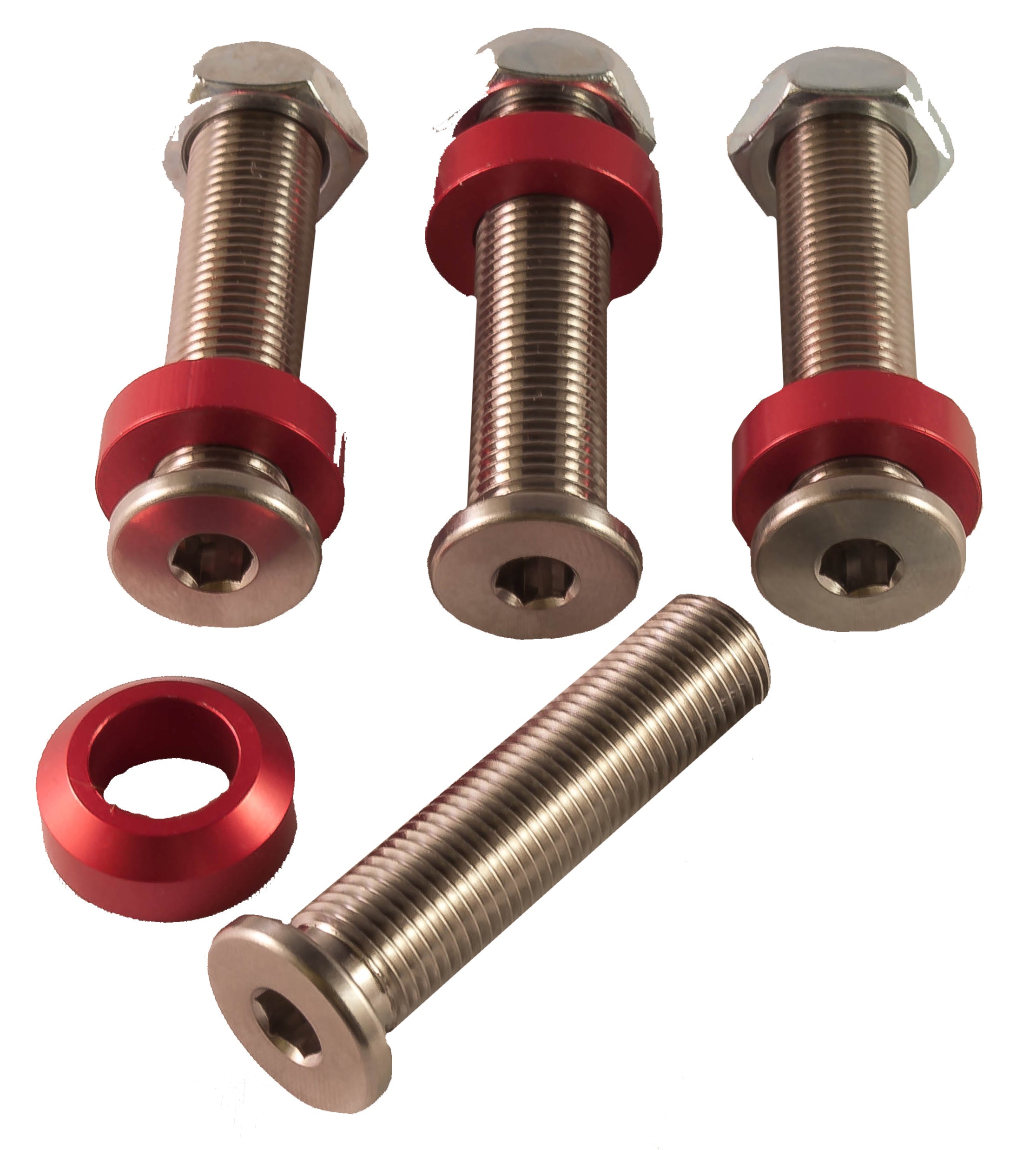 Low Profile Steering Arm Bolt Kit - Low Profile Steering Arm Bolt Kit - Titanium