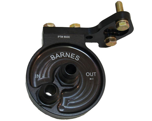 Barnes Oil Pumps - Billet Front Oil Filter Mount