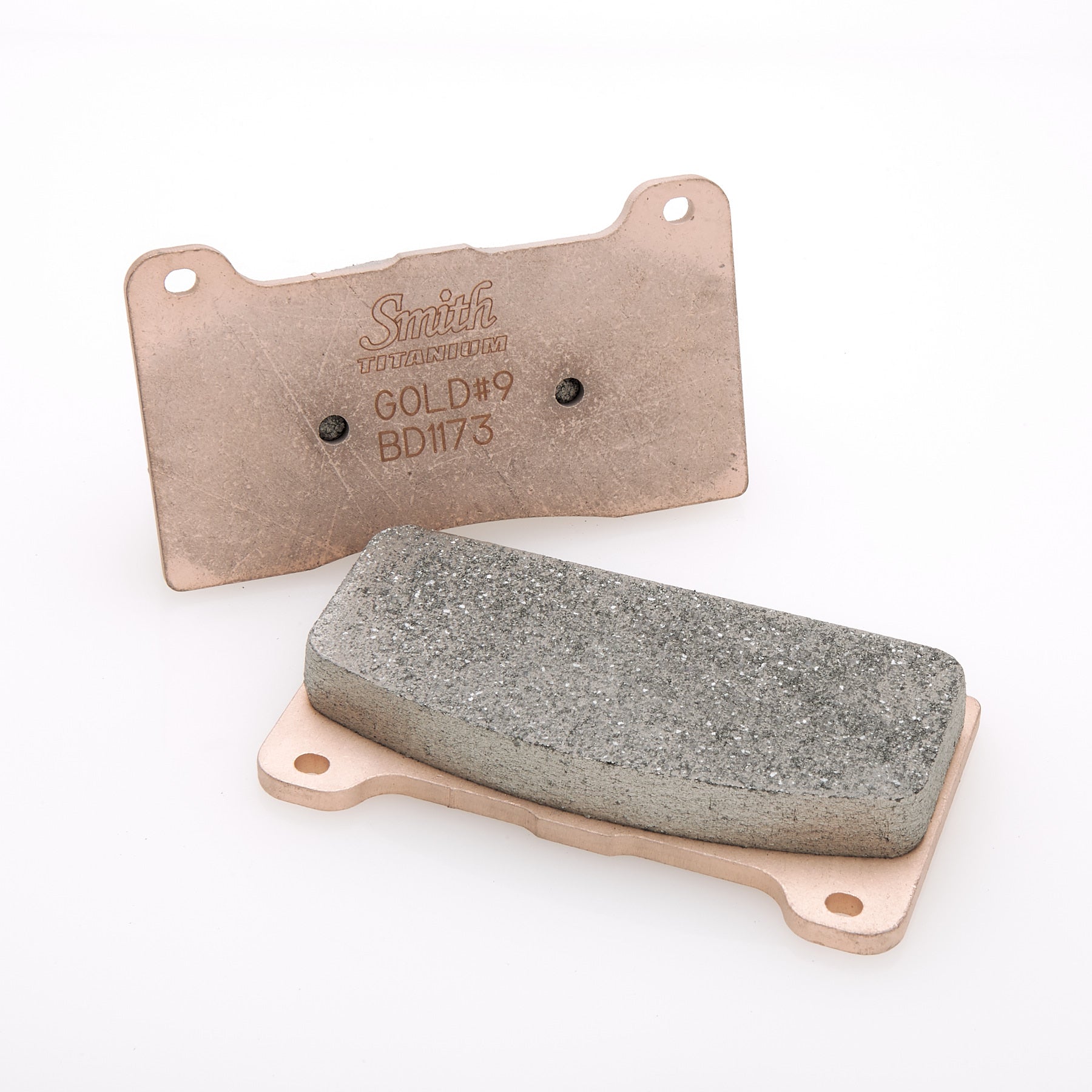Sprint Car Inboard Rear Brake Pad  – Gold #9