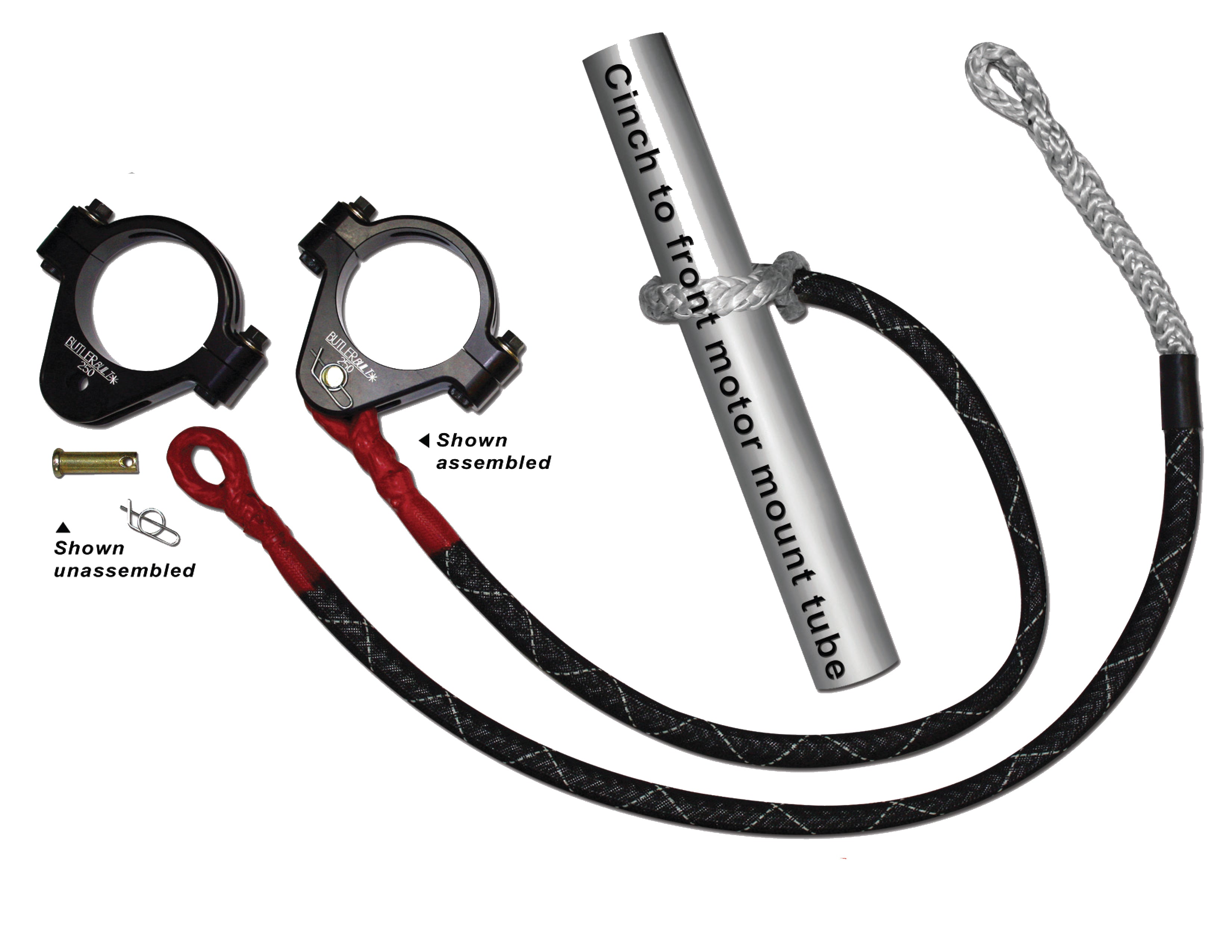 Bulterbuilt Axle Tethers - Bulterbuilt Axle Tether - 2-1/4˝ Axle