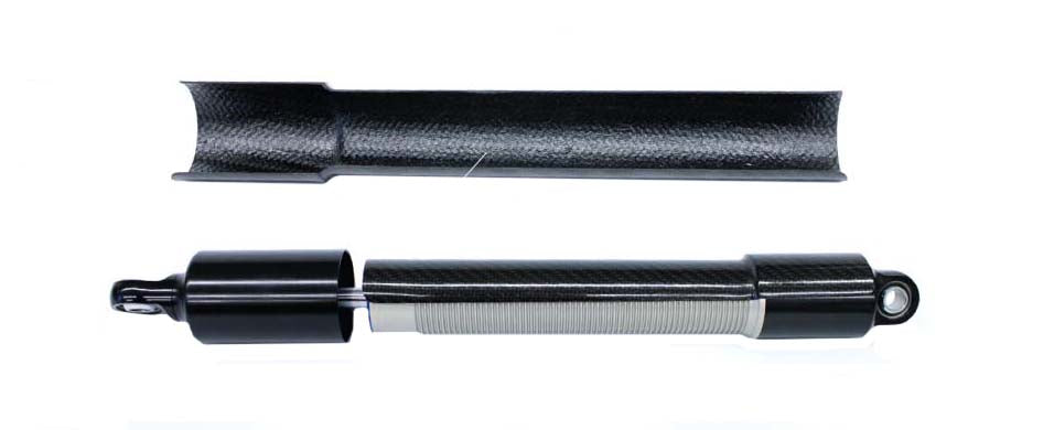 Shock Cover & Collars - Carbon Fiber Shock Cover