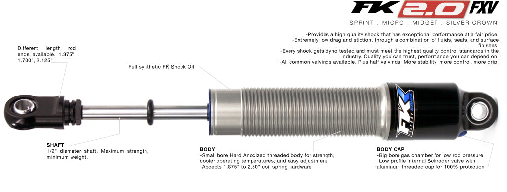 Factory Kahne Shocks - Factory Kahne Shock - 2.0 FXV
