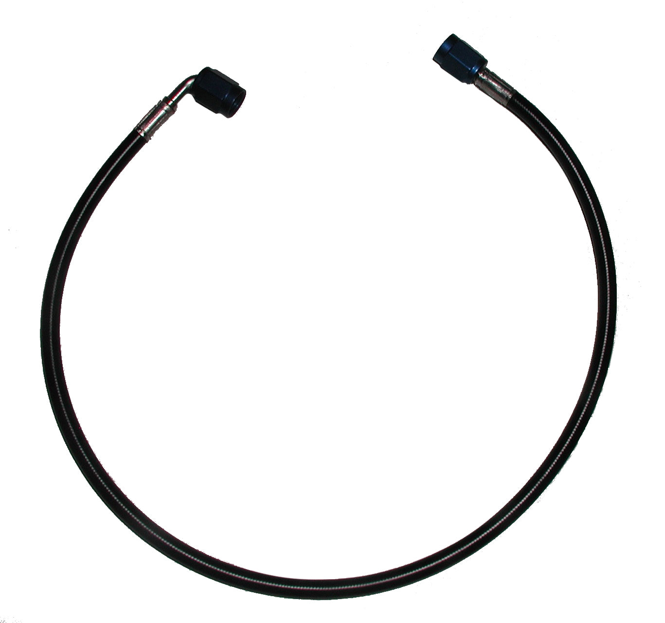 #2 Soft Brake Lines with #3 Ends - -2 Soft Brake Lines with -3 Ends - 24˝ Straight-90