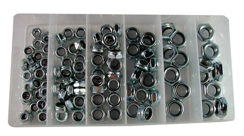 Bulk Fastener Box Kits - Nylock nut Kit - 145 Pieces