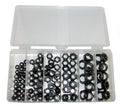 Bulk Fastener Box Kits - Black Oxide Locknut Kit - 145 Pieces