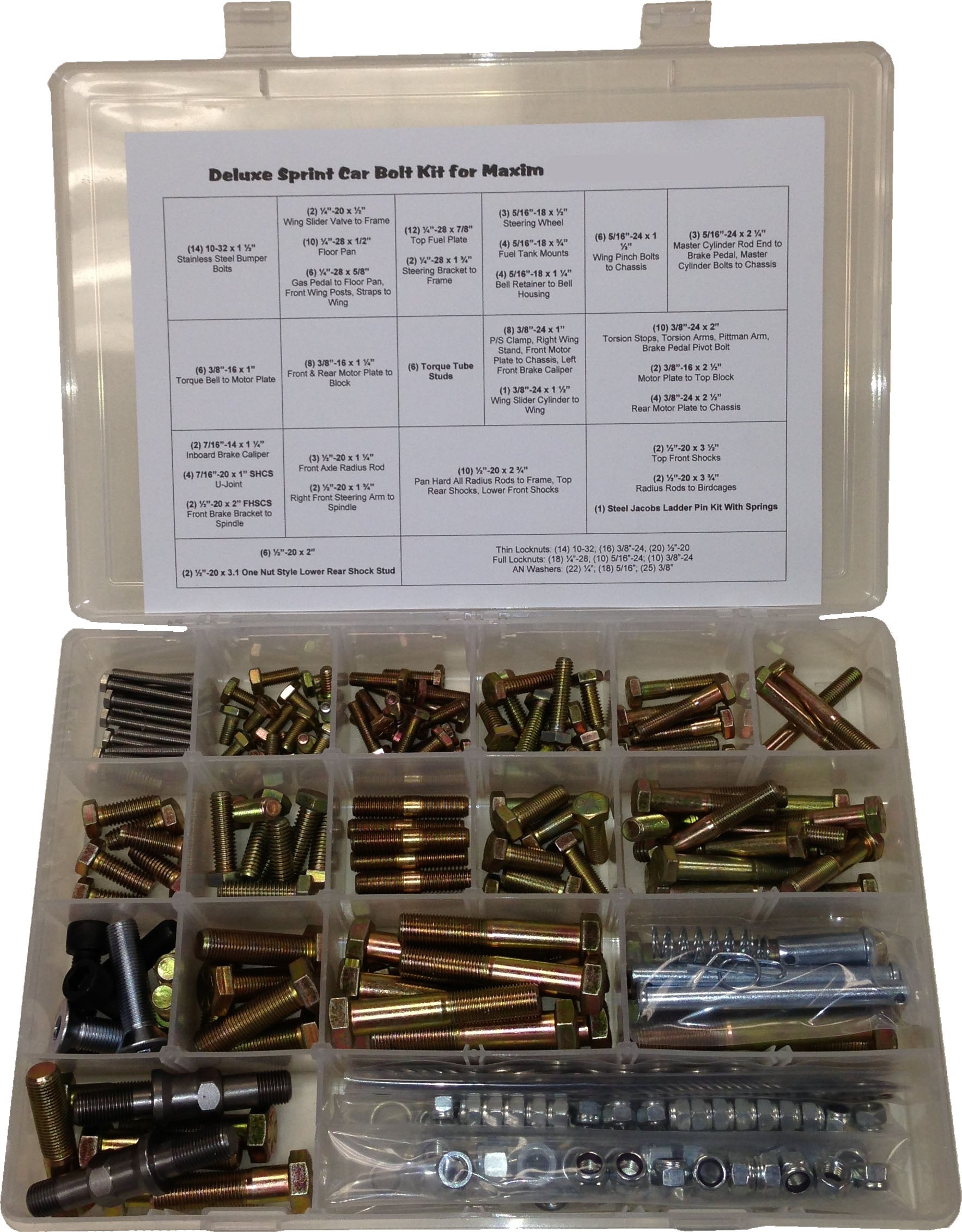 Bulk Fastener Box Kits - Steel Bolt Kit