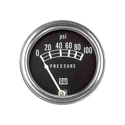 Stewart Warner Small Gauges - Stewart Warner Small Oil Pressure Gauge