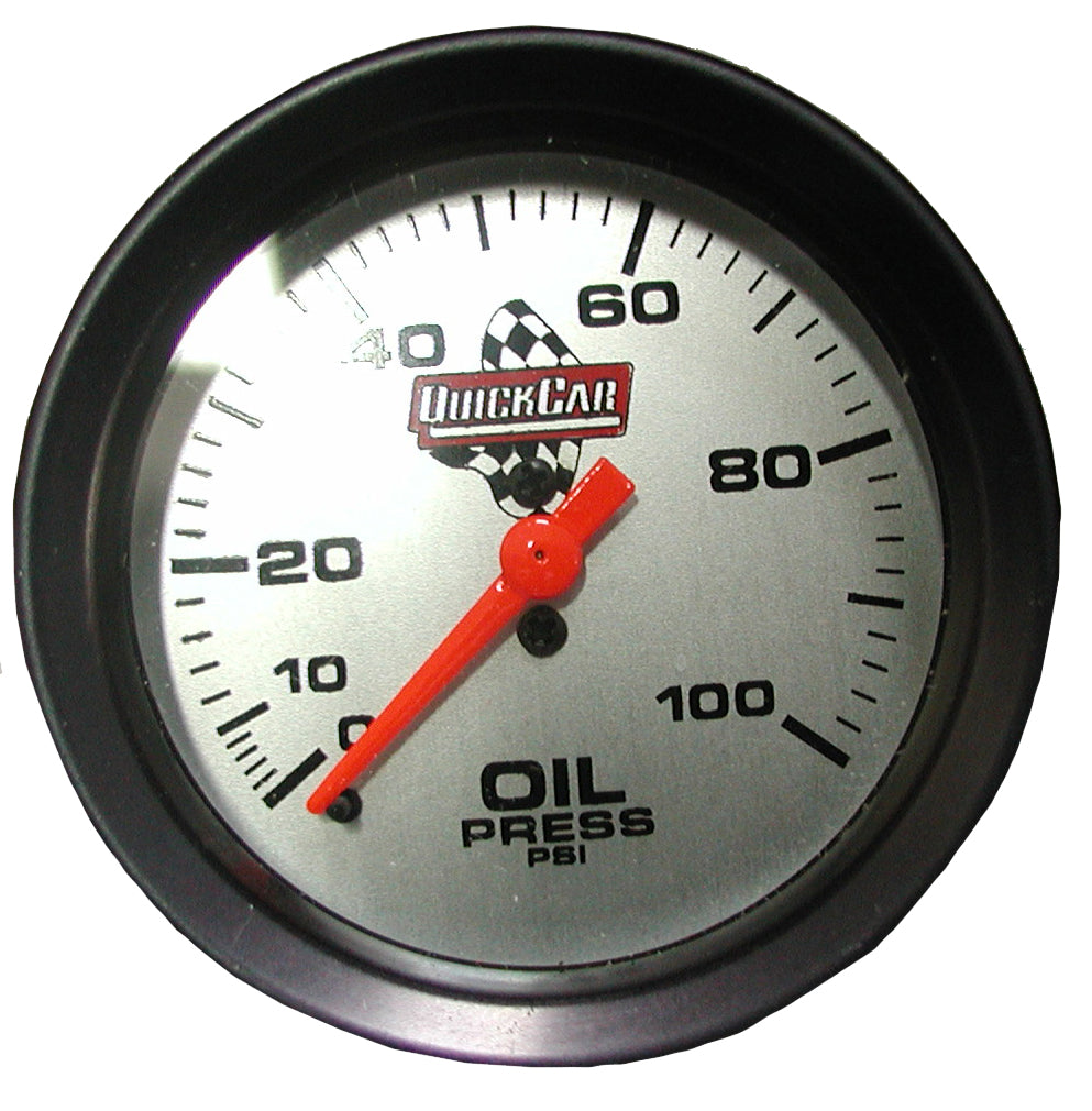 QuickCar Oil & Water Gauges - QuickCar Oil Pressure Gauge