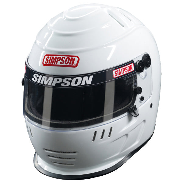 Speedway Shark Helmet - Simpson Speedway Shark Helmet - White