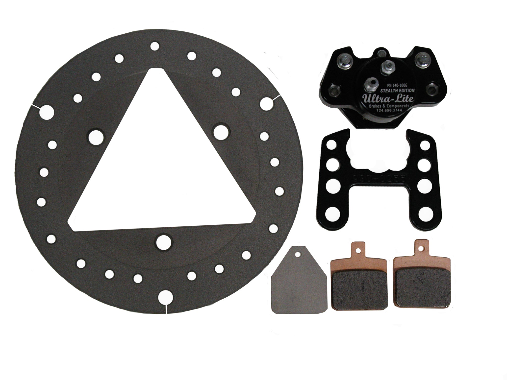 Direct Mount Left Front Brake Kit - Direct Mount Left Front Brake Kit - Steel