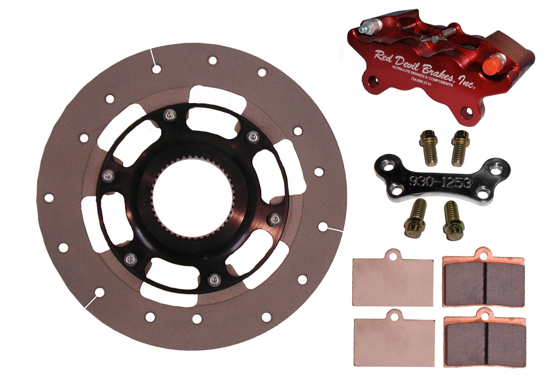 Ultra Lite Titanium Right Rear Floating Brake Kits