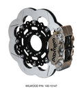 Left Front Brake - Billet Narrow Dynalite Radial Mount Sprint Inboard Brake Kit
