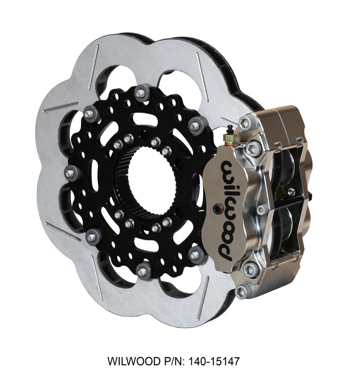 Left Front Brake - Billet Narrow Dynalite Radial Mount Sprint Inboard Brake Kit