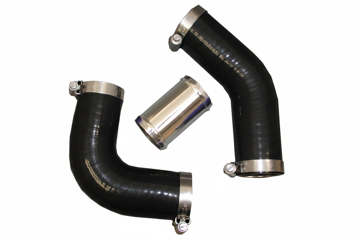 3-piece Lower Radiator Hose Kit - Black