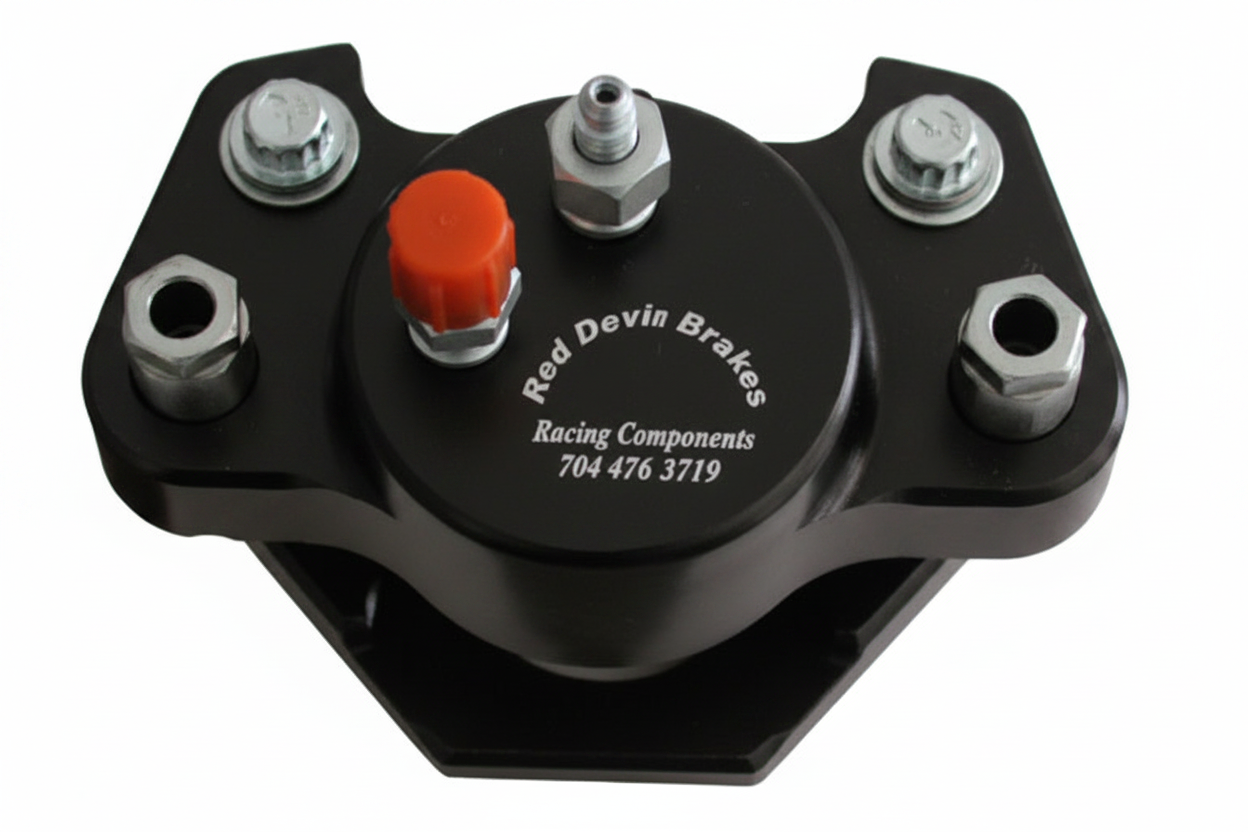 Left Front Caliper - Solid Mount - Black