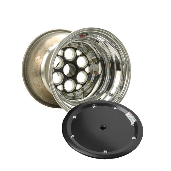 15x18 Splined Rear Wheel - Black Center